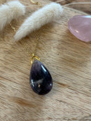 Pendentif goutte améthyste