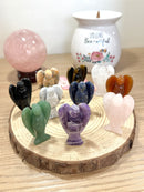 Anges en pierres naturelles