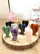 Anges en pierres naturelles