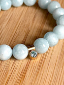 Bracelet "Joyau" en aigue marine