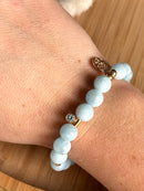 Bracelet "Joyau" en aigue marine