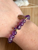 Bracelet "Joyau" en améthyste