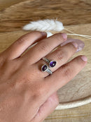 Bague en améthyste