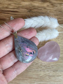 Pendentif Labradorite Violette