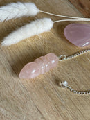 Pendule Egyptien en Quartz rose