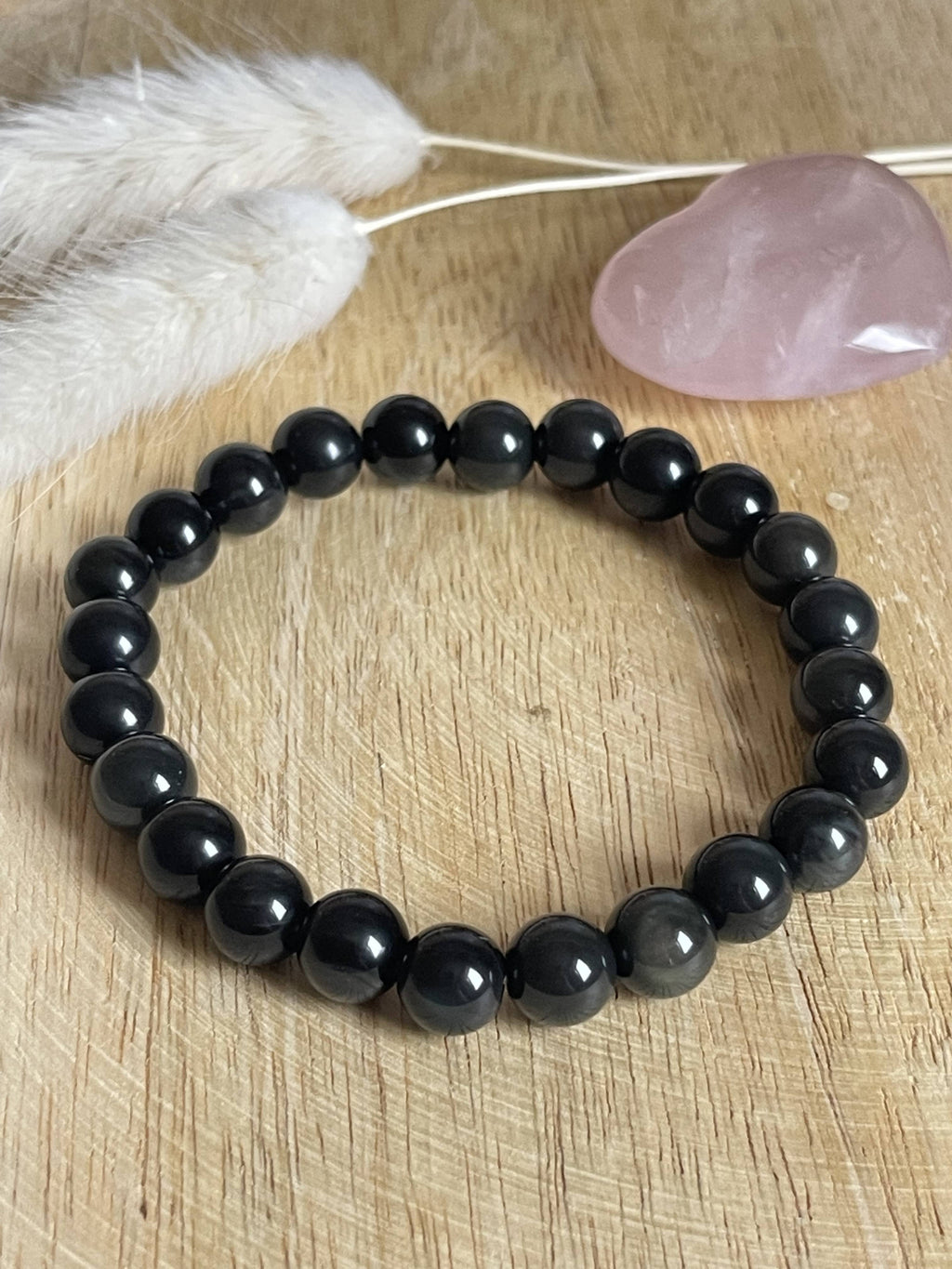 Obsidienne noire bracelet