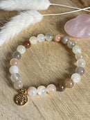 Bracelet pierre de lune Féminité et Fécondité