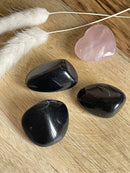 Pierre roulée Obsidienne noire (à l'unité)