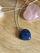 Collier Coeur Lapis Lazuli