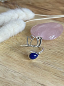 Bague Lotus en lapis lazuli