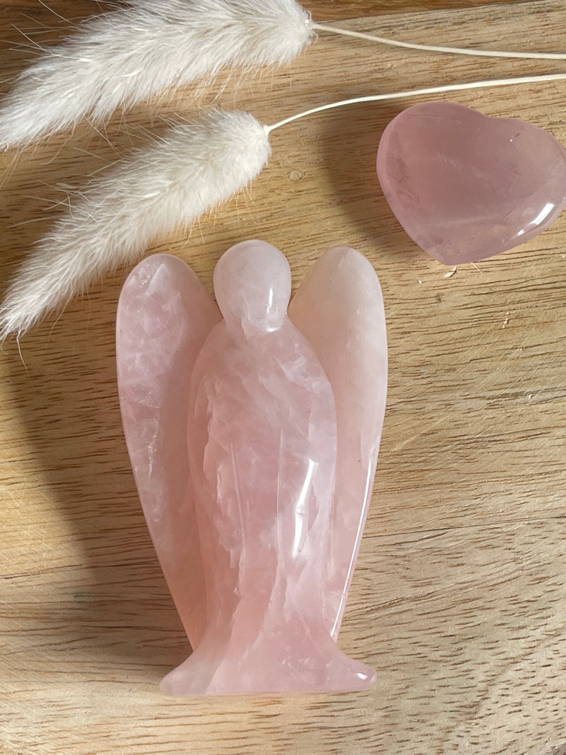 Ange en Quartz Rose